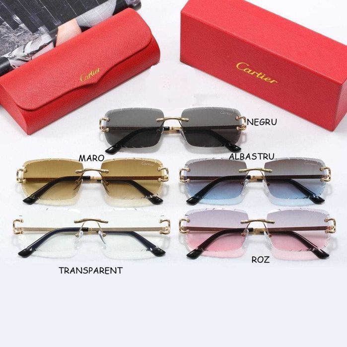 Ohelari de soare Cartier Diamond cut lenses, factor de protectie UV400